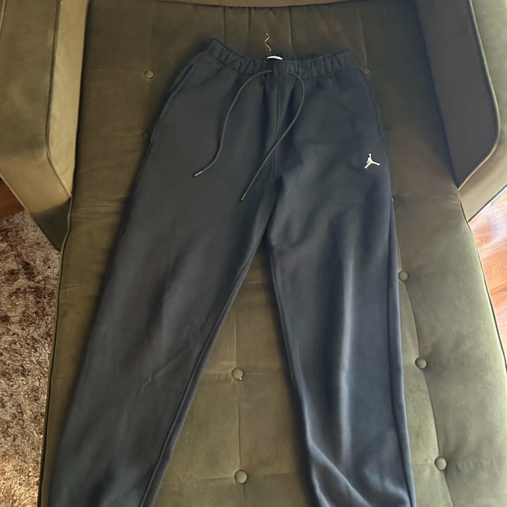 Jordan Black Men's Fleece Joggers with Jumpman logo